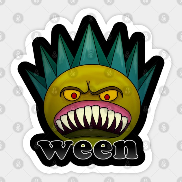 Ween Evil Boognish Sticker by brooklynmpls